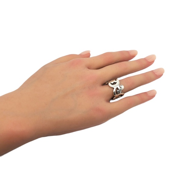 Silpada Sterling Silver Swirl Ring Band Size 7 #17464 - Picture 5 of 8